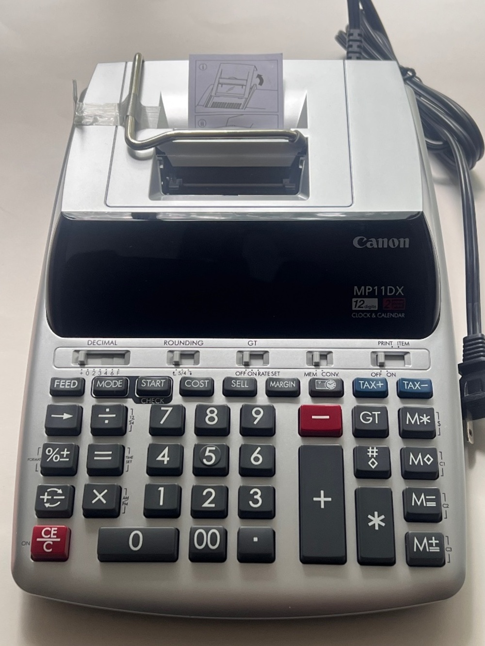 Brand New without the Box!!!! Canon MP11DX Printing Calculator 